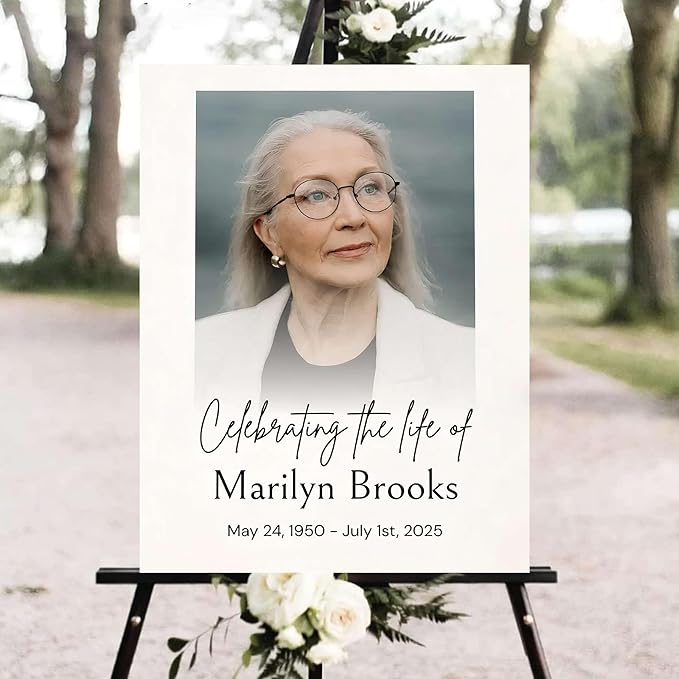 Personalized Funeral Welcome Signs, Celebration Of Life Yard Sign, Celebration - Image 3