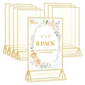 EHWINE 8 Pack 4×6 Clear Acrylic Sign Holder by EHWINE
