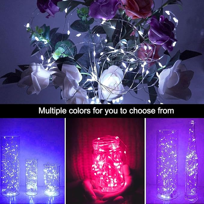24 Pack LED Fairy Lights Battery Operated 7Ft 20Led Mini String Lights - Image 4