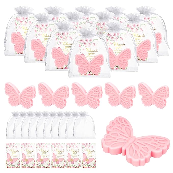 50Sets Butterfly Baby Shower Favors by wxfdac