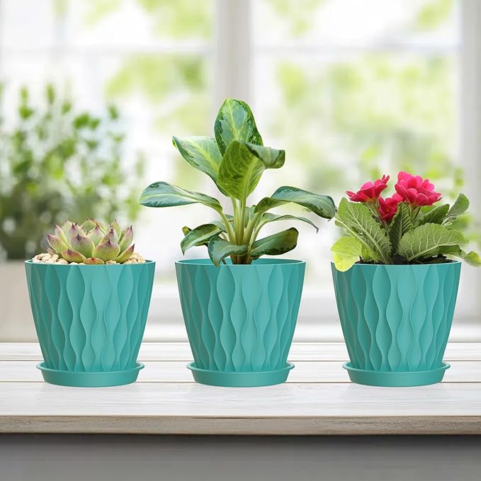 12 Pack 4 Inch Small Plant Pots - Image 7