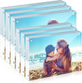 HELPLEX 6 Pack Acrylic Frame, 5x7&4x6 Combinations, 20% Thicker, 20-24mm Thick by HELPLEX