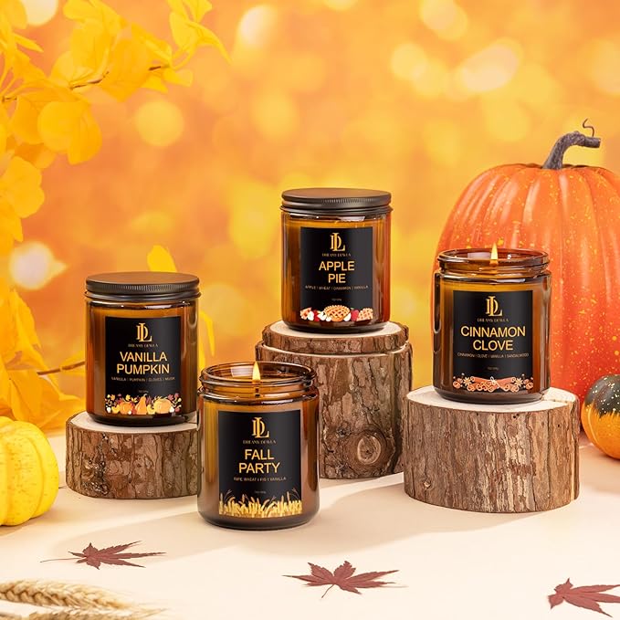 Fall Candle Set, Fall Scented Candles - Image 7