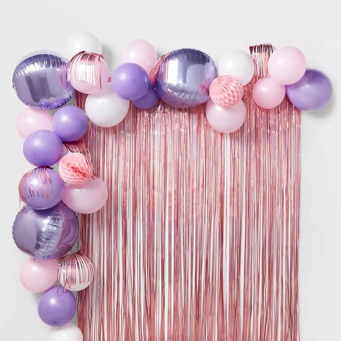 6Pcs Purple Round Foil Balloons, Giant 4D Round Ball Balloon, 22 Inch Metallic - Image 3