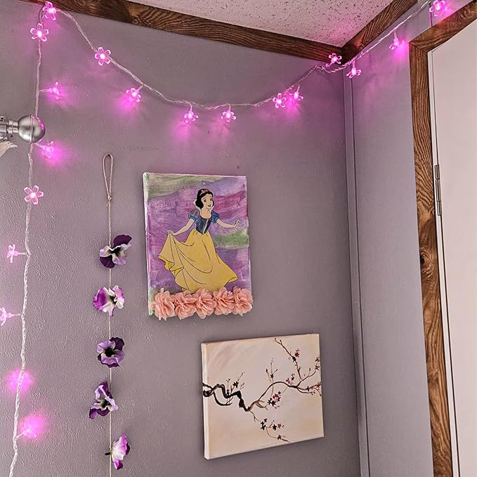 Fairy Flower String Lights Decor, USB & Battery Lighted Decorative Cute Cherry - Image 7