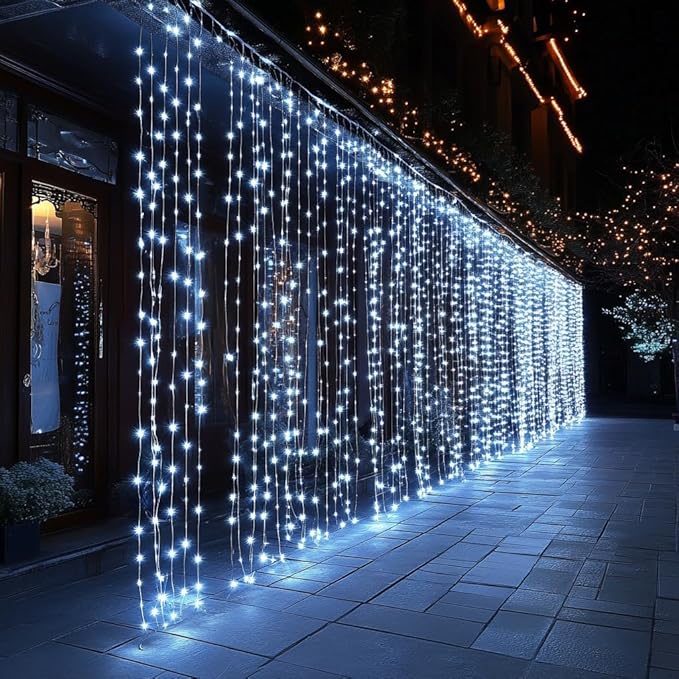 Fairy Curtain Lights, 300 LED Upgraded Tangle-Free Hanging Lights - Image 2