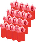 Gcardist Red Gift Bags with Tissue Paper by Gcardist
