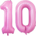 GOER Number 10 Balloons for 10th Birthday Party Decorations, 42 Inch Jumbo Foil by GOER