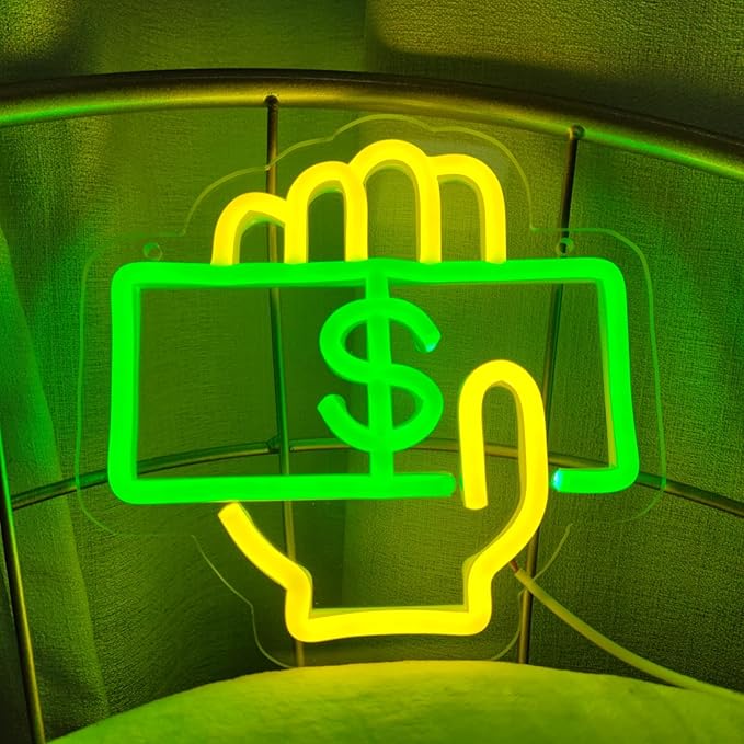 Cashier Neon Sign Love Money Neon Signs - Image 4