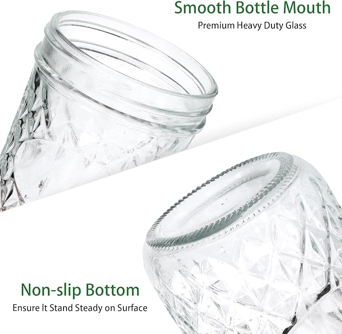 Wide Mouth Mason Jars 12Pack, Mason Jars 16 oz - Image 4