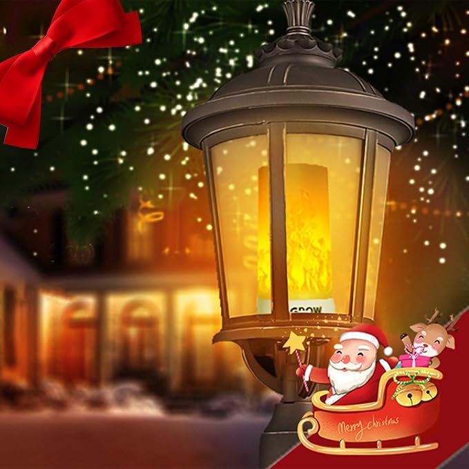 LED Flame Lights with Remote Timer, Flame Lamp 4 Modes USB Rechargeable Fire - Image 5