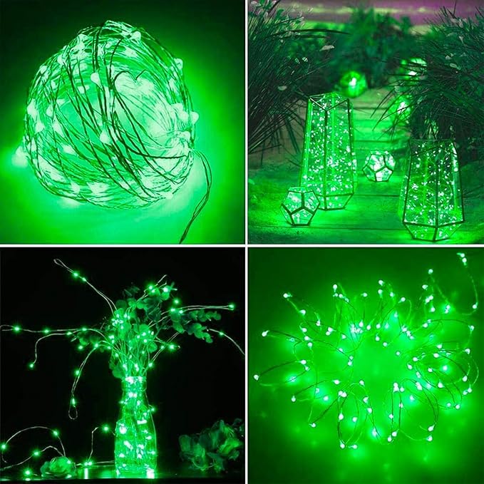St.Patrick's Day Fairy String Lights, 8.2Ft 50 LED Fairy Lights - Image 5
