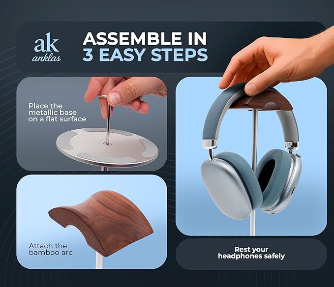Headphone Stand for Desk – Premium & Minimalist Headset Holder - Image 5
