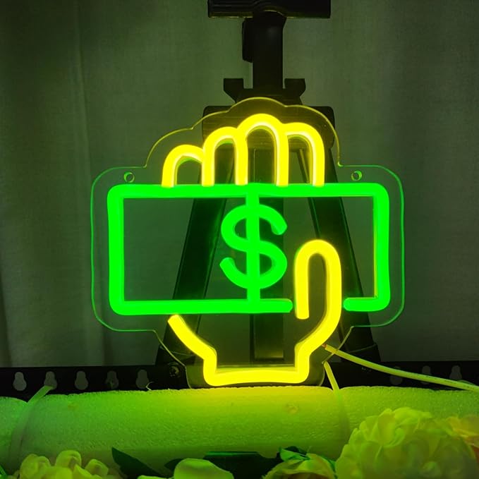 Cashier Neon Sign Love Money Neon Signs - Image 5