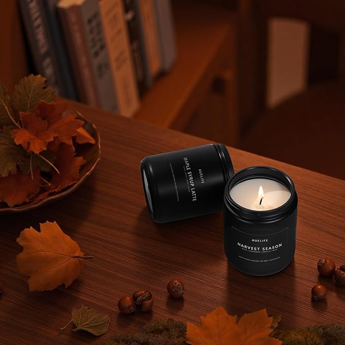 Fall Candle Set | 4 Pack Scented Candles - Image 8