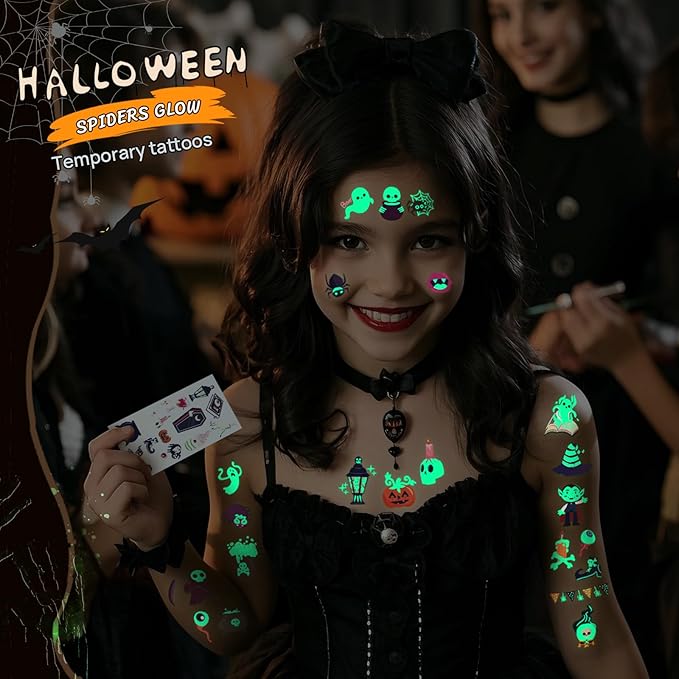 Halloween Luminous Temporary Tattoo - Image 5