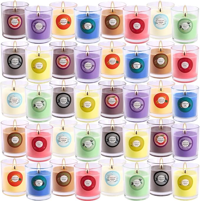 Scented Candles, Strawberry, Aromatherapy Candles, Soy Wax Glass Jar Candle - Image 7
