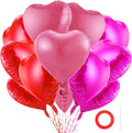 12Pcs 18 Inch Red, Hot Pink, Love Balloons by BBPOOL