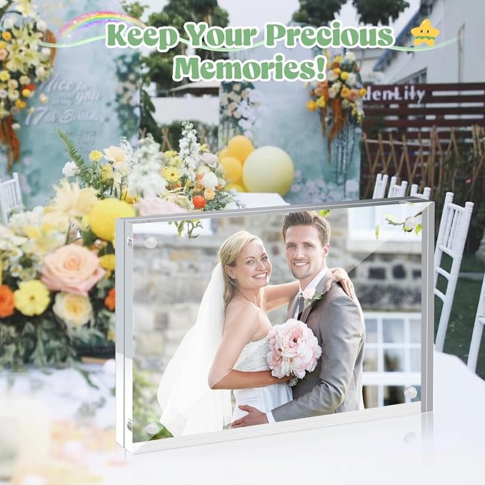 24 Pcs 4x6 Acrylic Picture Frames - Image 6