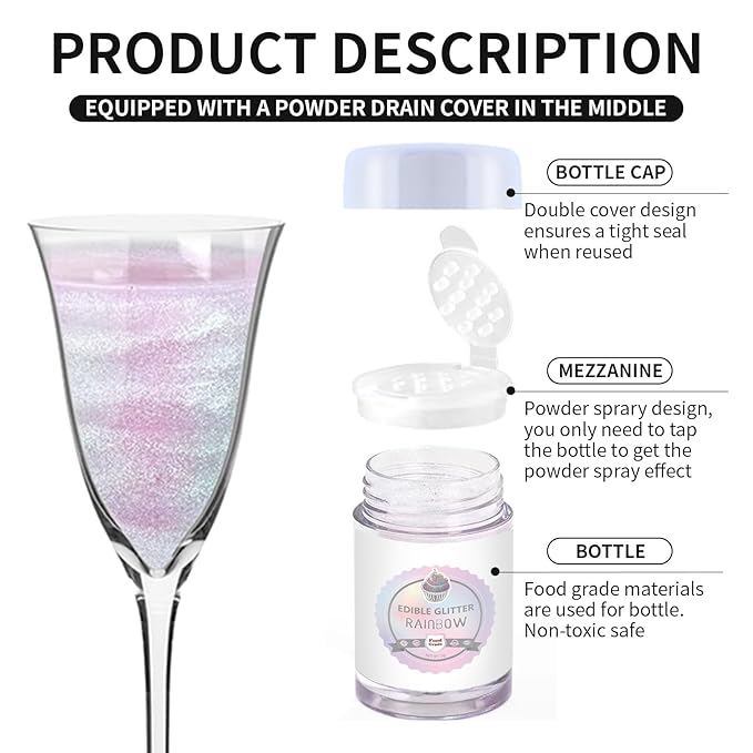 Edible Luster Dust 8 Colors Set - Image 4