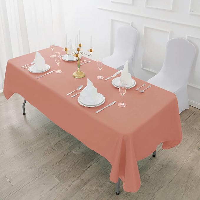 Fokitut 2 Pack Waterproof Rectangle Tablecloth, 60x84 Inch, Stain Resistant and - Image 5