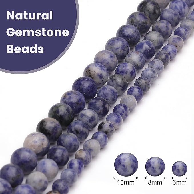 8mm Natural Stone Beads for Jewelry Making - Image 4