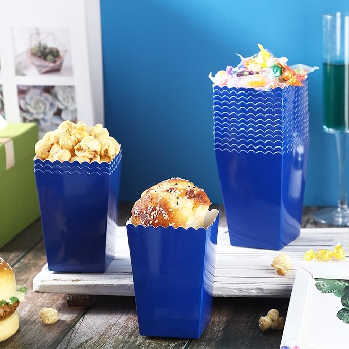 200 Pcs Popcorn Boxes Mini Paper Popcorn Box Cardboard Popcorn Container - Image 5
