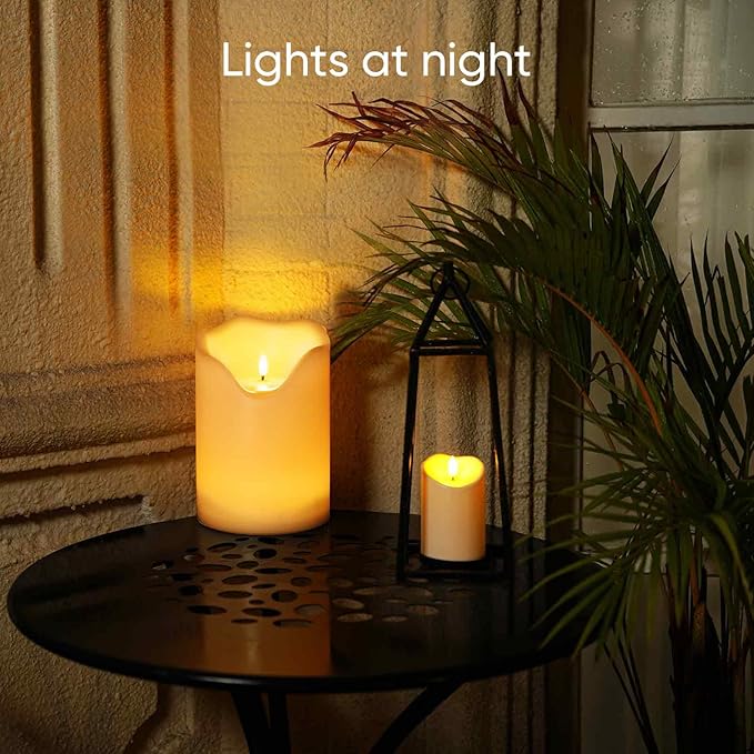 Homemory 6.3" x 8" Extra Large Outdoor Waterproof Candle - Image 4