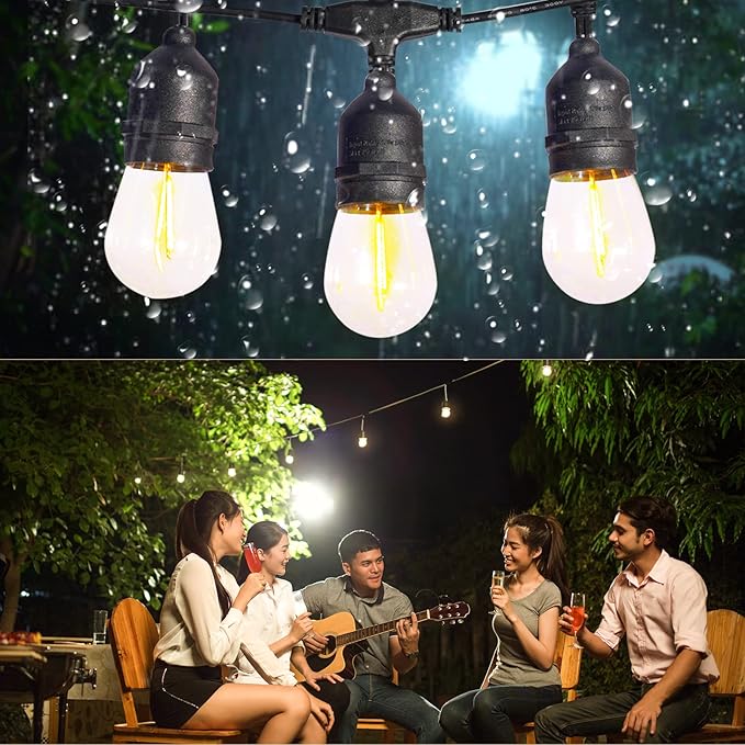 Solar String Lights Remote Control, 100FT Dimmable Outdoor String Lights - Image 7