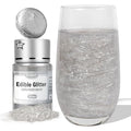 Twisweet Silver Edible Glitter for Drinks, Food Grade 10g Sparkling Sprinkles by Twisweet