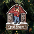 Pawfect House God Knew My Heart Needed You, Personalized Christmas Ornaments by PawfectHouse