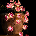 Pink Fairy Cherry Blossom Flower String Lights by KeretubyLEDDecorationLights