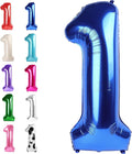 Navy blue Number 1 Balloon 40 inch, Number 1 Birthday Balloon by Upgesy