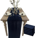 Velvet Table Runner, 5 Pack Luxurious Wedding Reception Decorations Soft Velvet by BTFHOME