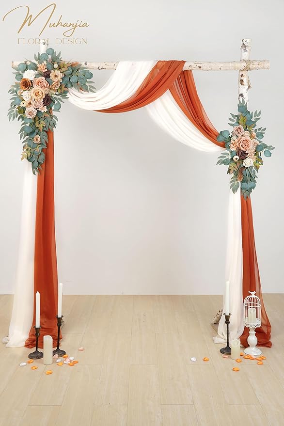 Artificial Arch Flowers Kit, Ceremony and Reception Background Rose Decoration - Image 2