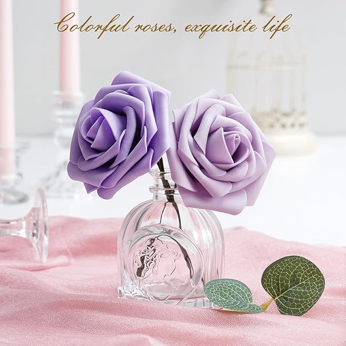 BLEUM CADE 16Pcs Artificial Flowers Fake Roses - Image 4