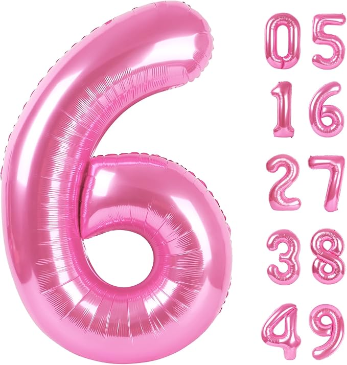 2026 number balloon roseate by Upgesy