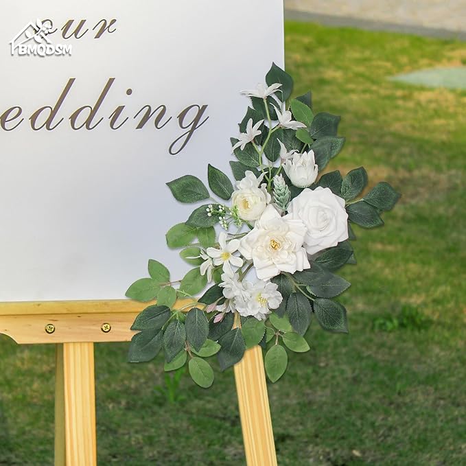 Pack of 2 Artificial Flowers for Backdrop Decoration, Wedding Arch Flowers - Image 4
