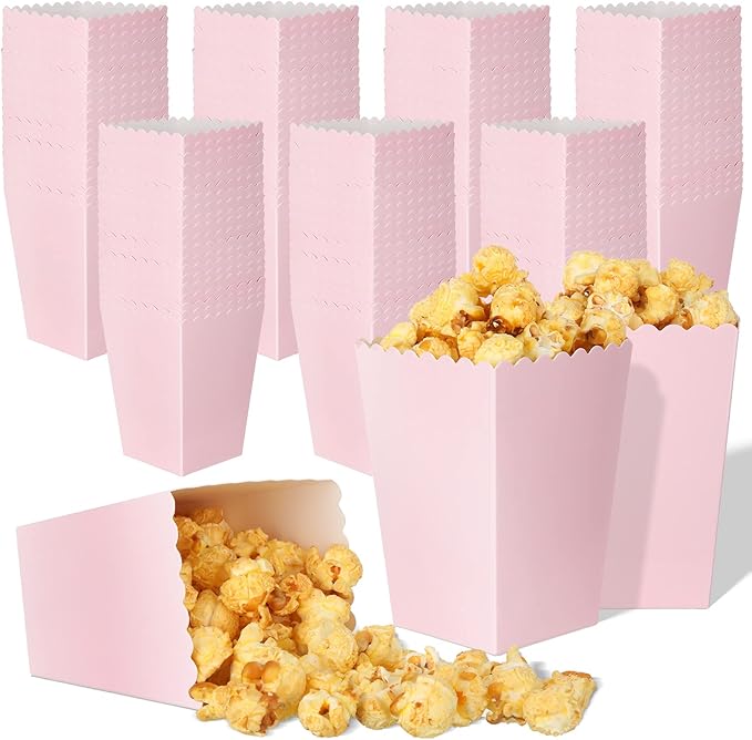 200 Pcs Popcorn Boxes Mini Paper Popcorn Box Cardboard Popcorn Container by Meanplan