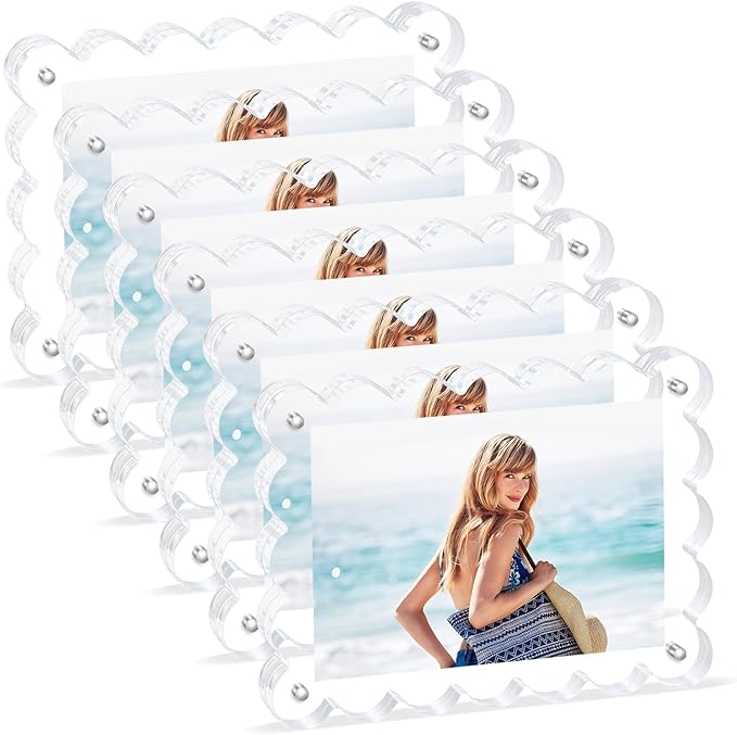 Scalloped Magnetic Picture Frame 4x6 Inch - Image 8