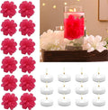 24 Pcs Floating Candles for Centerpieces and Floating Flowers Artificial by WPPNSY