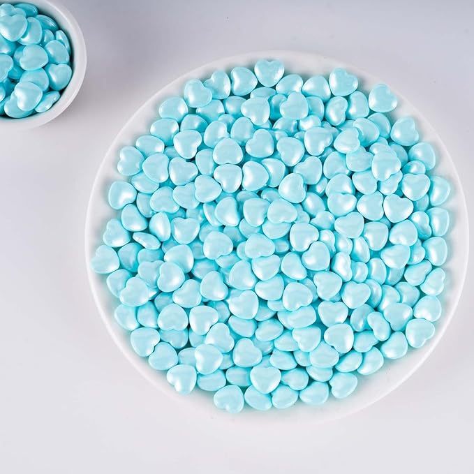 Kasvan Blue Heart Shapes Sprinkles - Image 4