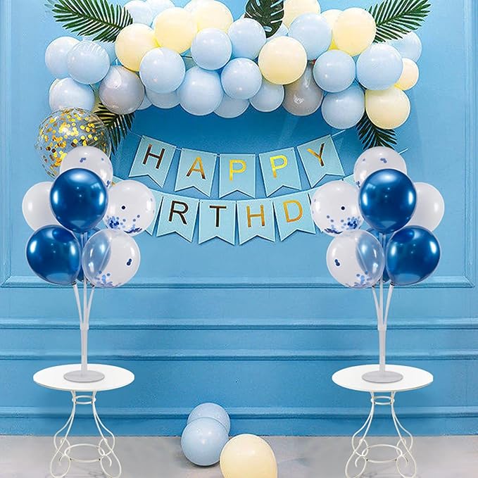 Blue Balloon Stand Centerpiece Table Decorations - Image 6