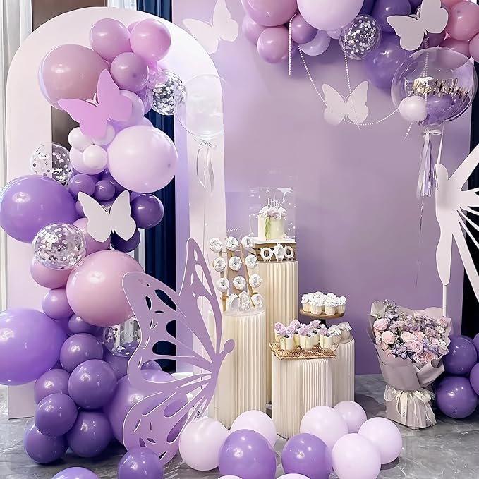 Purple Halloween Balloons, Latex Party Balloons - Image 5