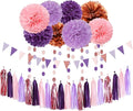 Rose-Gold Pink Purple Party Decorations by LastingSurprise