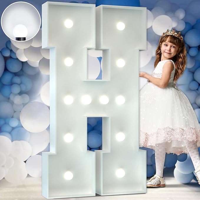 Marquee Letters 4 Feet Tall Large Light Up Letters Baby Shower Decorations by Letsmakeitimpressive