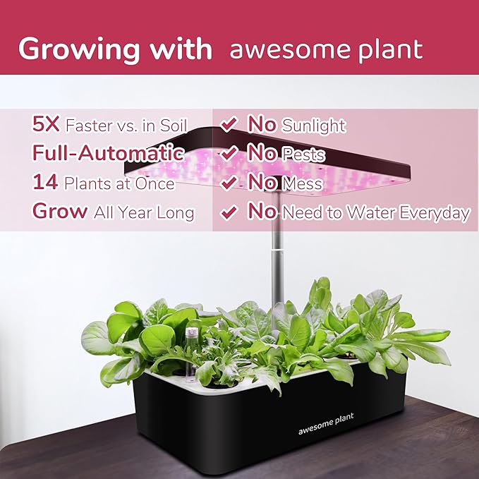 14Pro Hydroponics Growing System Kit, Large Indoor Herb Garden Kit - Image 4