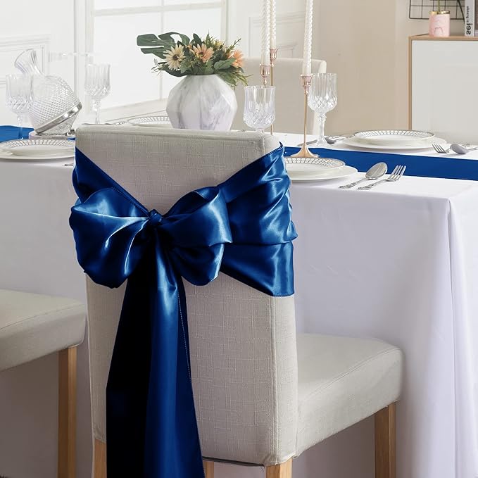 12Pack Table Runner 12 x 108 Inches Satin Silk Table Runner - Image 6
