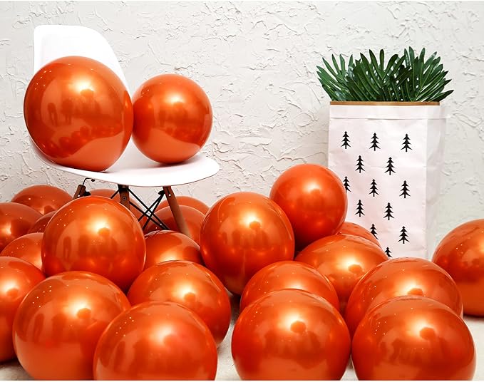 Metallic Orange balloons, double layer orange balloon are more durable - Image 4