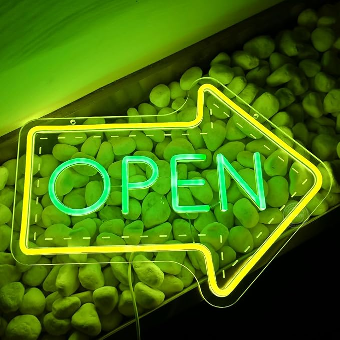 Planzo Open Neon Sign LED Beer Bar Open Neon Light - Image 5